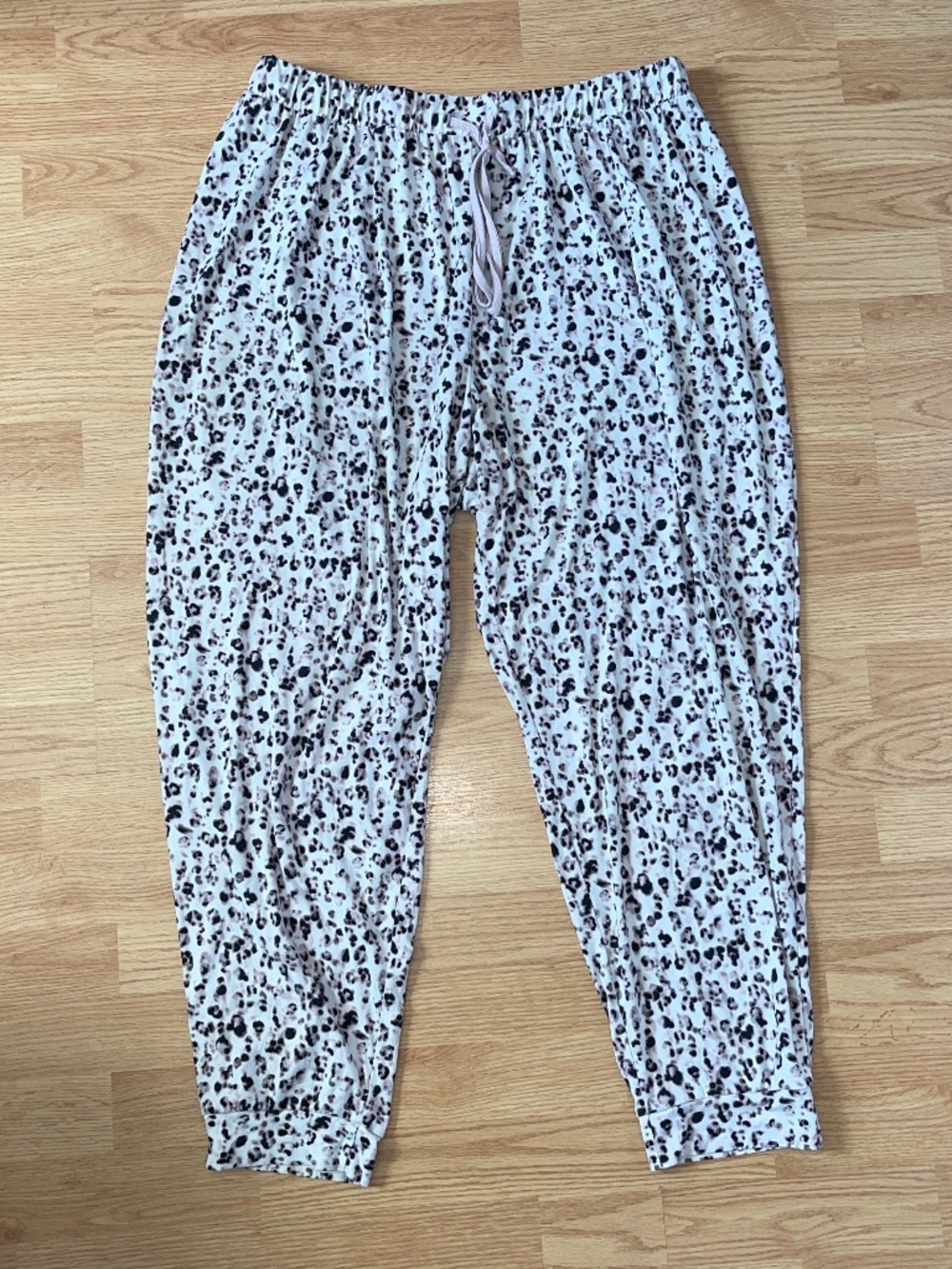 Rae Dunn Animal Print Super Soft Jogger Pajama Pants Size 2X
